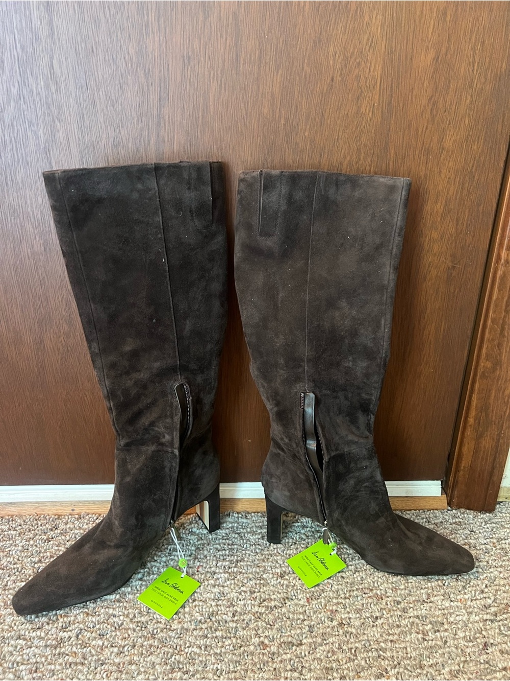 Sam Edelman Dark Brown Tall Suede Knee-High Boot NWT - Picture 5 of 7